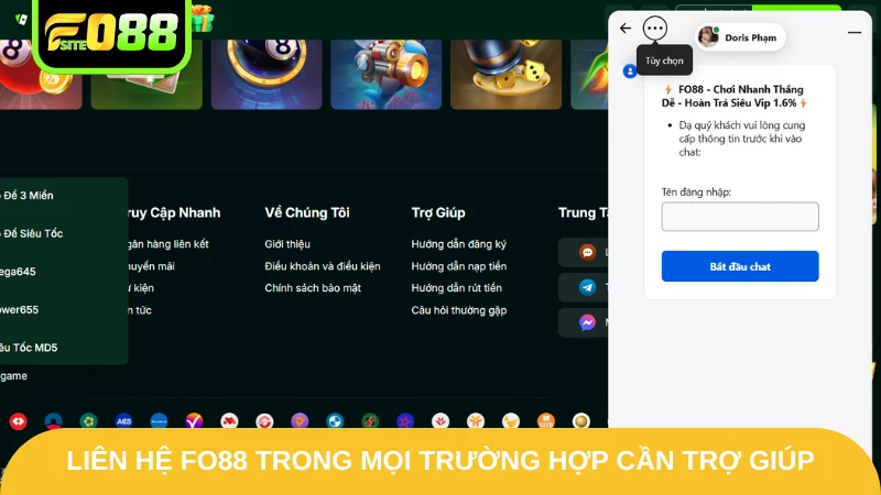 Liên Hệ Fo88 - Tận Hưởng Dịch Vụ Hỗ Trợ Chuyên Nghiệp 1 Liên hệ FO88 trong mọi trường hợp cần trợ giúp